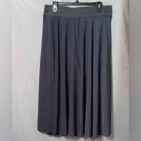 HALARA Women's Gray Midi Faux Wrap Skort. Size XL - Picture 8 of 14